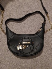 New Moschino Women's Small Crossbody Bag with Tags In Black