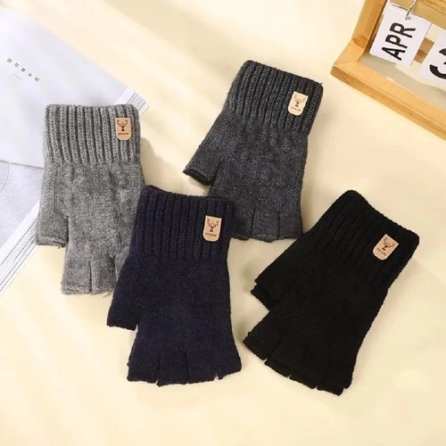 Thermal fingerless gloves - fingerless,
