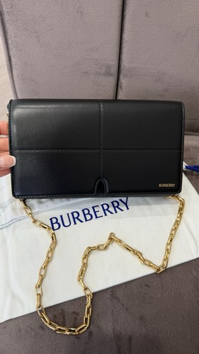 Burberry black leather snip - burberry,