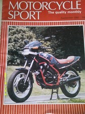Motorcycle Sport 09/82 Honda