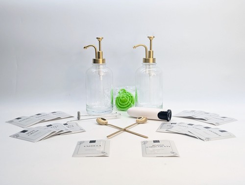 Glass coffee bar syrup - glass,