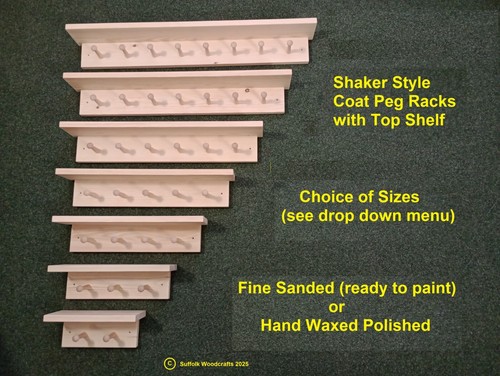Shaker style coat - peg, rack