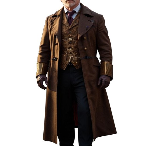 New men gothic frock - gothic,
