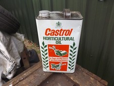 old vintage Castrol Horticultural oil can very rare barn find
