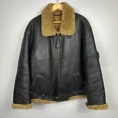 Vintage raf leather sheepskin - vintage,