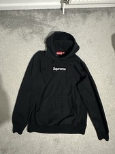 Supreme FW16 Black Box Logo Hoodie Size Medium Used 100% Authentic