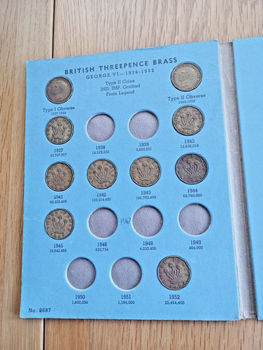 Whitman folder threepence - whitman,