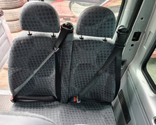 MK7 FORD TRANSIT MINIBUS REAR INDEPENDENT PASSENGER DOUBLE SEAT WITH SEATBELTS