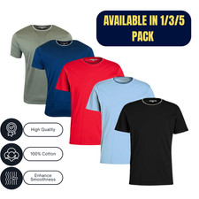 Mens T shirts 1/3/5 Pack