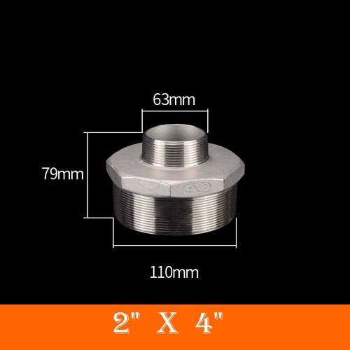 Stainless male thread - stainless,