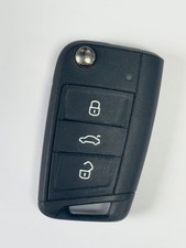 VOLKSWAGEN 3 BUTTON REMOTE FLIP KEY FOB POLO GOLF ETC TESTED 5G6 959 752 CS