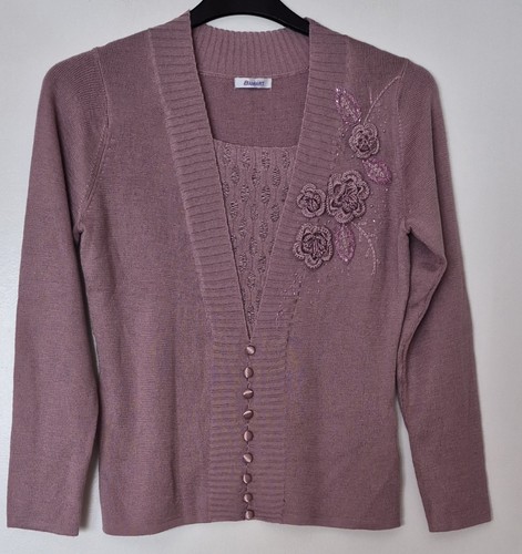 Damart ladies pink - jumper, size