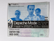 Depeche Mode Ticket The Singles Tour Original Wembley Arena London Sep 29th 1998