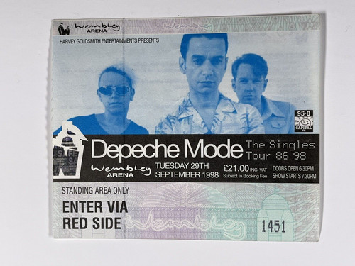Depeche mode ticket the - mode,