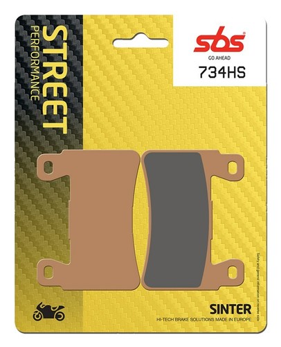Sbs 734hs brake pads - 734hs, anterior