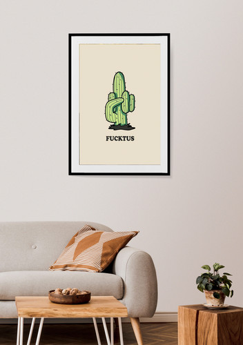 Cactus middle finger music - a4,