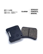Sinter kart brake pads S-220 medium/soft Kelgate GTK 10mm, Gearbox, 250