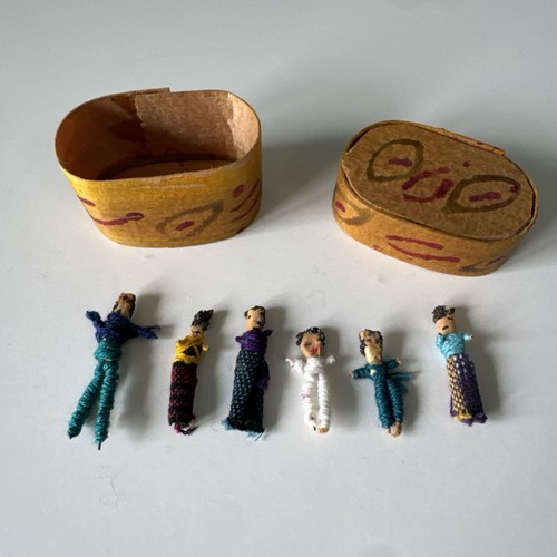 Vintage guatemalan worry - vintage, dolls
