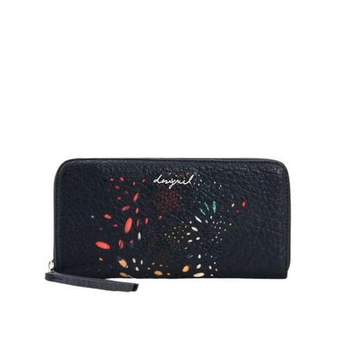 Desigual 26wayp28 black wallet - desigual,