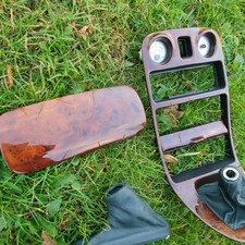 Mike Satur Wood Walnut Burr Veneer Centre Console And Dash Blank MGF MK1