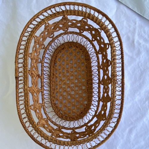 Handmade rustic wicker oval - handmade,