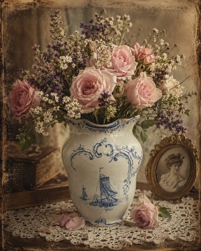 Delft small vase - delft,