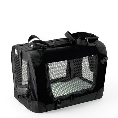 Kct small black fabric pet - kct,