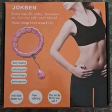 Jokben Smart Hula Hoop PVC Blue Body Fitness Hoop
