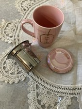 Tea Cup Mug W Loose Leaf Tea