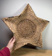 Huge 52 cm Star Shaped Wicker