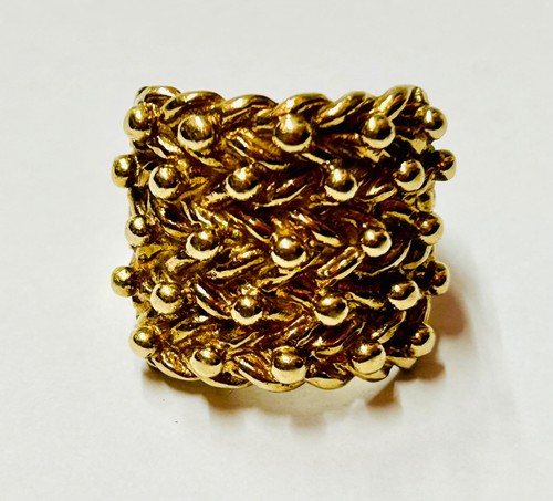 9ct yellow gold - gold, keeper