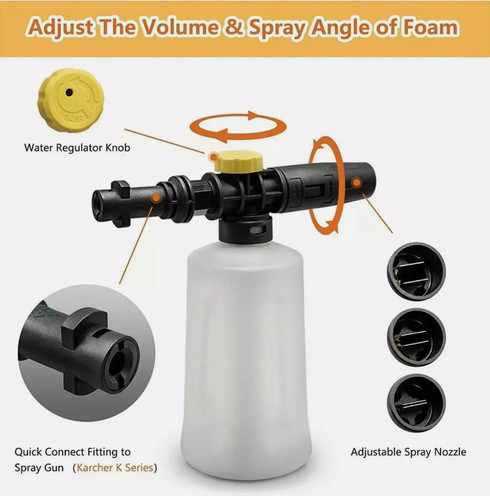 Snow foam lance - foam, for