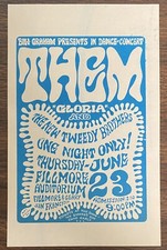 THEM Fillmore Auditorium 1966