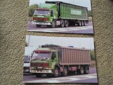 2 X VOLVO FL10 TRUCK PHOTOGRAPHS COLOUR [PORTERS] H69 CMK & K595 LMK