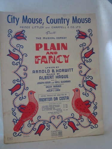 Sheet music city mouse - sheet, music: