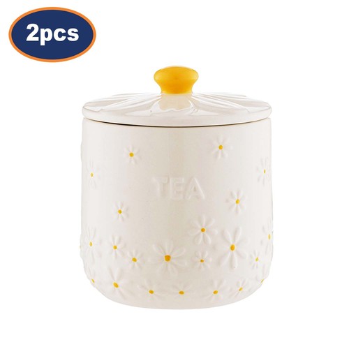 Ceramic tea jar set 2 - ceramic,
