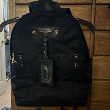 Marc Jacobs Black  Nylon Backpack Bag . 15x15 NWOT