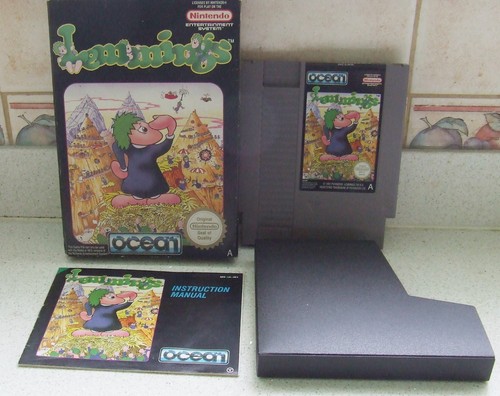 Nintendo nes lemmings boxed - nintendo,