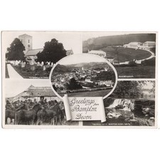 BAMPTON Devon, Multi View RP Postcard, Unused