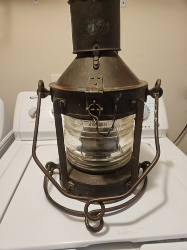 British ship anchor lantern - ship,