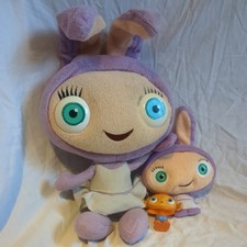 Waybuloo small bundle Peeka Lau Lau Talking ( not working )Moving Ears Soft Toy 
