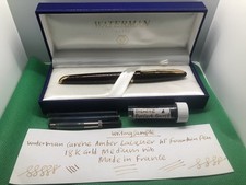 Waterman Carène Amber Lacquer 18k Gold Nib Fountain pen