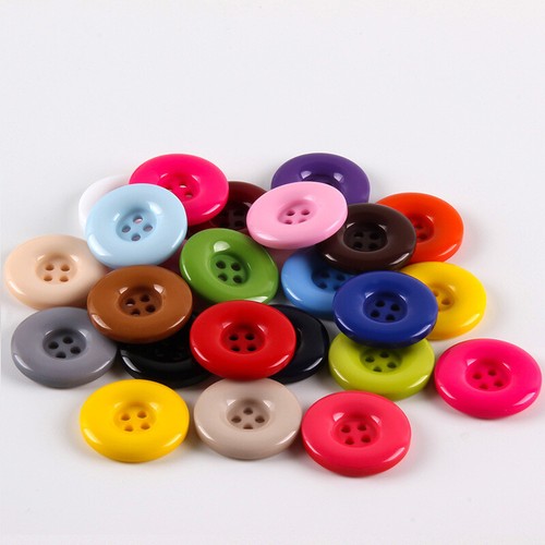 Hole buttons bulk job - 4-hole, bulk/job