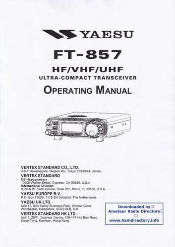 Operating instructions for - instructions,