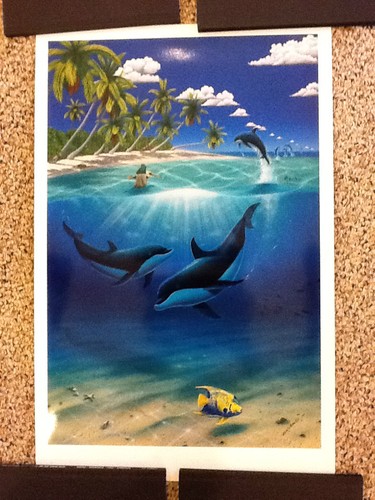 Wyland hand signed dreaming - wyland,