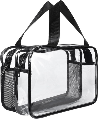 Clear toiletry bag large - toiletry,
