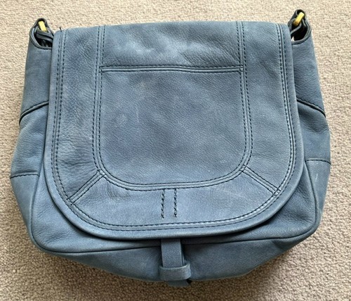 Blue suede fossil - blue,