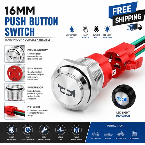 Horn button 12v - horn,