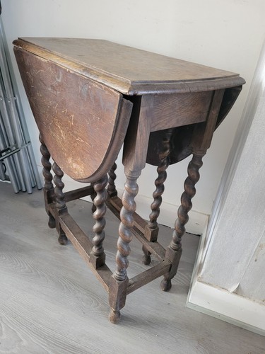Vintage barley twist drop leaf - twist,