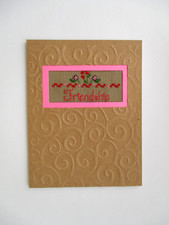 Handmade Greeting Card Cross